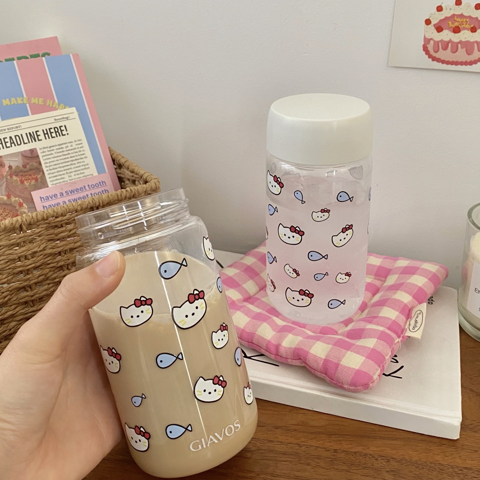tritan cup, high-temperature resistant, portable plastic cup with high appearance level, small and portable transparent cup for students, coffee cup Application Scenario