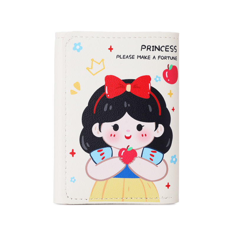Pacha Dog pull-out card case for girls, cute anti-demagnetization card holder, multi-slot ID card storage bag, small student card holder Item Picture