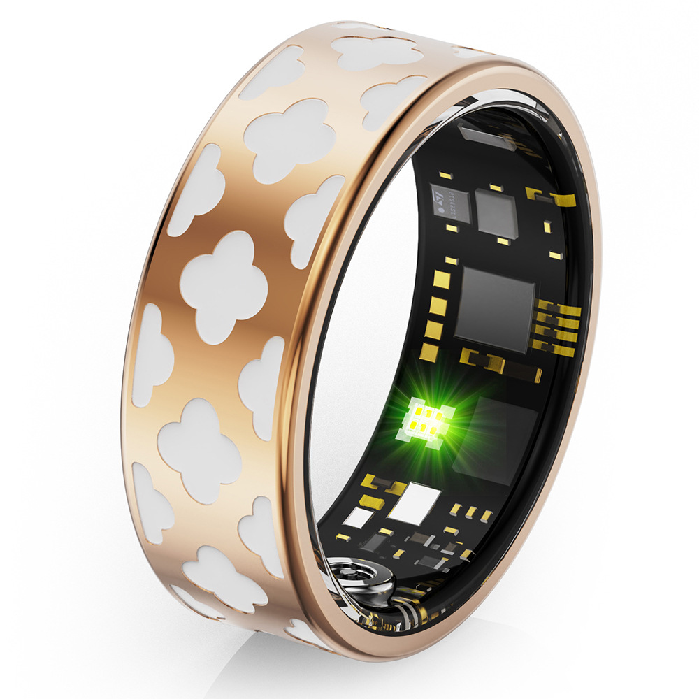 Cross-border R10M smart ring, heart rate, sleep, blood oxygen monitoring, remote care, multi-exercise step counting, enamel color craftsmanship details Picture