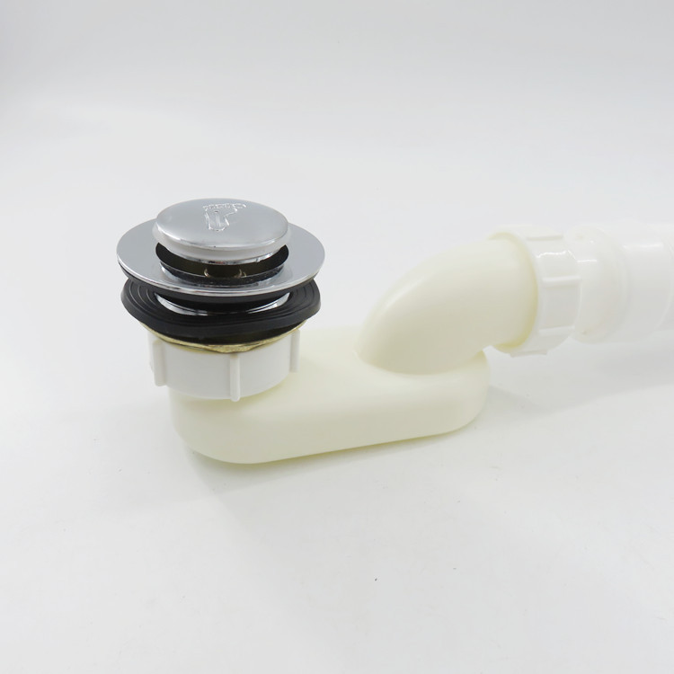 45mm bathtub drainpipe, anti-odor telescopic drainage pipe, mopping sink, wooden bucket bottom basin drainpipe, bath basin downspout details Picture