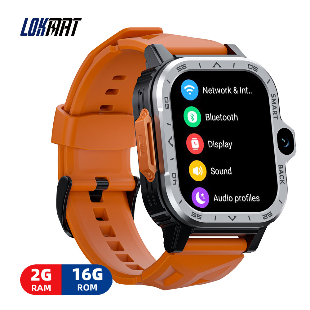 LOKMAT foreign trade version phone smartwatch Apple LP 4 MAX Full network compatibility, card-inserting wifi video call Application Scenario
