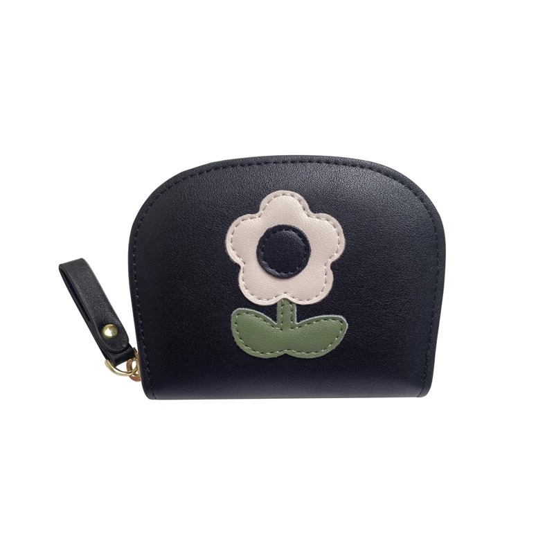 The new cartoon flower organ card case for women's wallets is cute and small. Hold the coin purse hand in hand with multiple card slots Item Picture