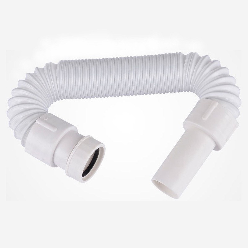 Wholesale of complete sets of anti-odor plastic drainage pipes for washbasins, drains, sinks, countertop basins, vegetable basins, and washbasins details Picture