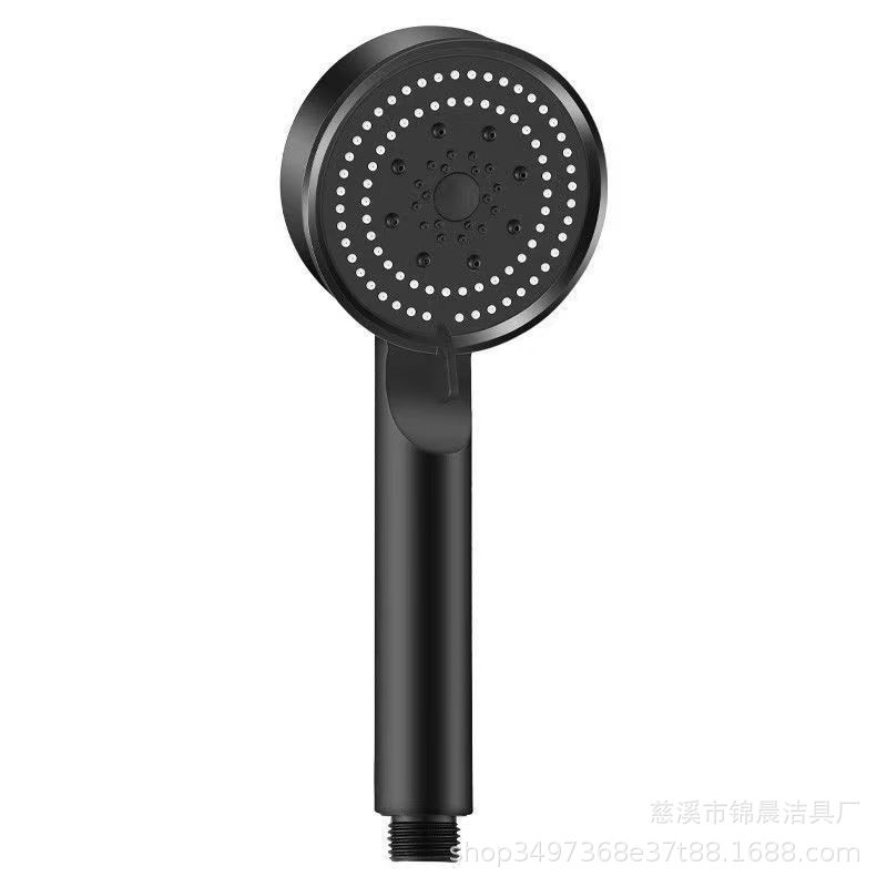 Best-selling Black Knight showerhead, handheld showerhead, five-speed pressurized shower showerhead, pressurized showerhead water heater Item Picture