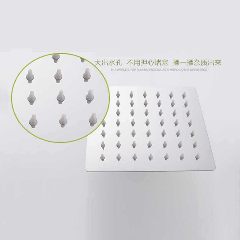 ✅ Handheld shower dual-purpose pressurized showerhead, household bathing stainless steel rain shower head, large water outlet, large hole full figure