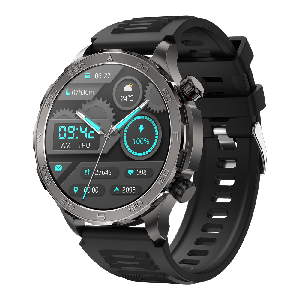 The new DK67 smartwatch for foreign trade features a 1.53-inch screen, Bluetooth communication, blood pressure, blood oxygen, sleep, compass and sports details Picture