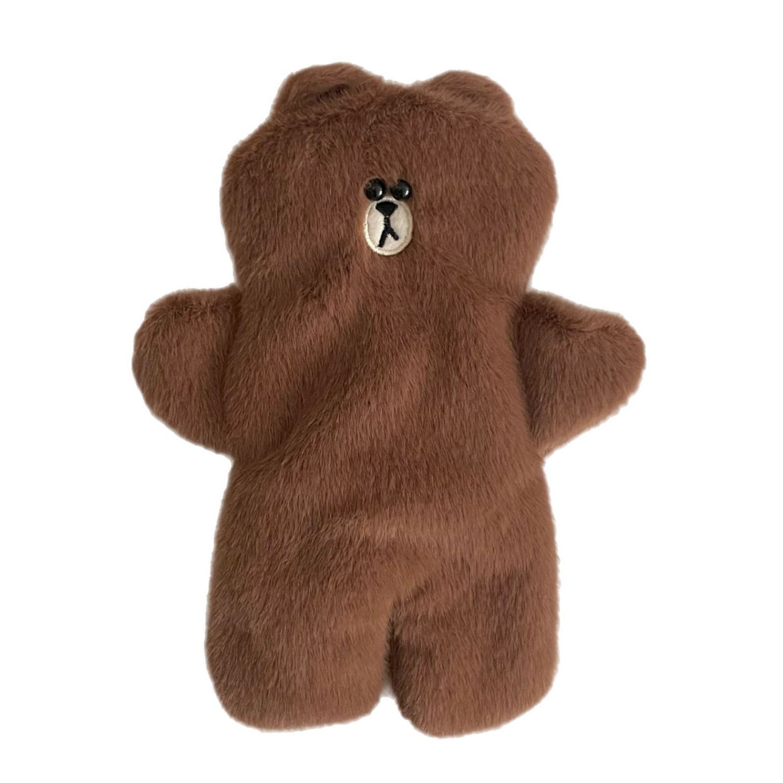 The same style as on Xiaohongshu! Brown Bear plush pencil case ins High appearance level Pencil case, stationery bag for junior and senior high school students Item Picture