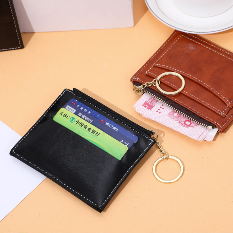 2020 Korean version new men's card holder, women's card case, coin purse, gift company customized LOGO, factory direct sales Application Scenario