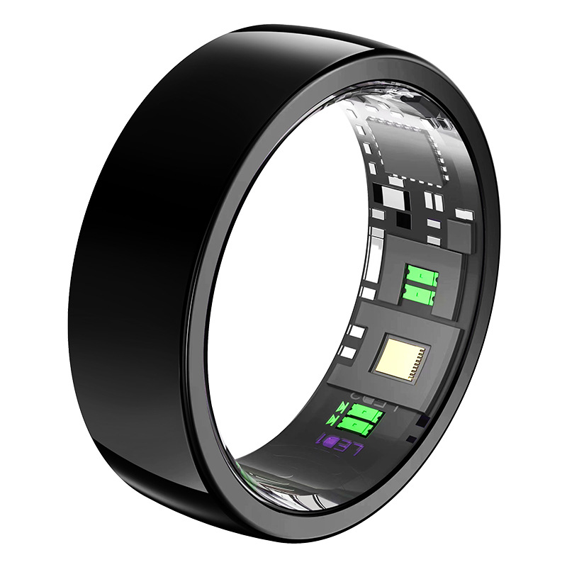 Heart rate, blood oxygen, blood pressure, physiological cycle, 24-hour sleep monitoring, adding friends, remote control taking photos, smart ring details Picture