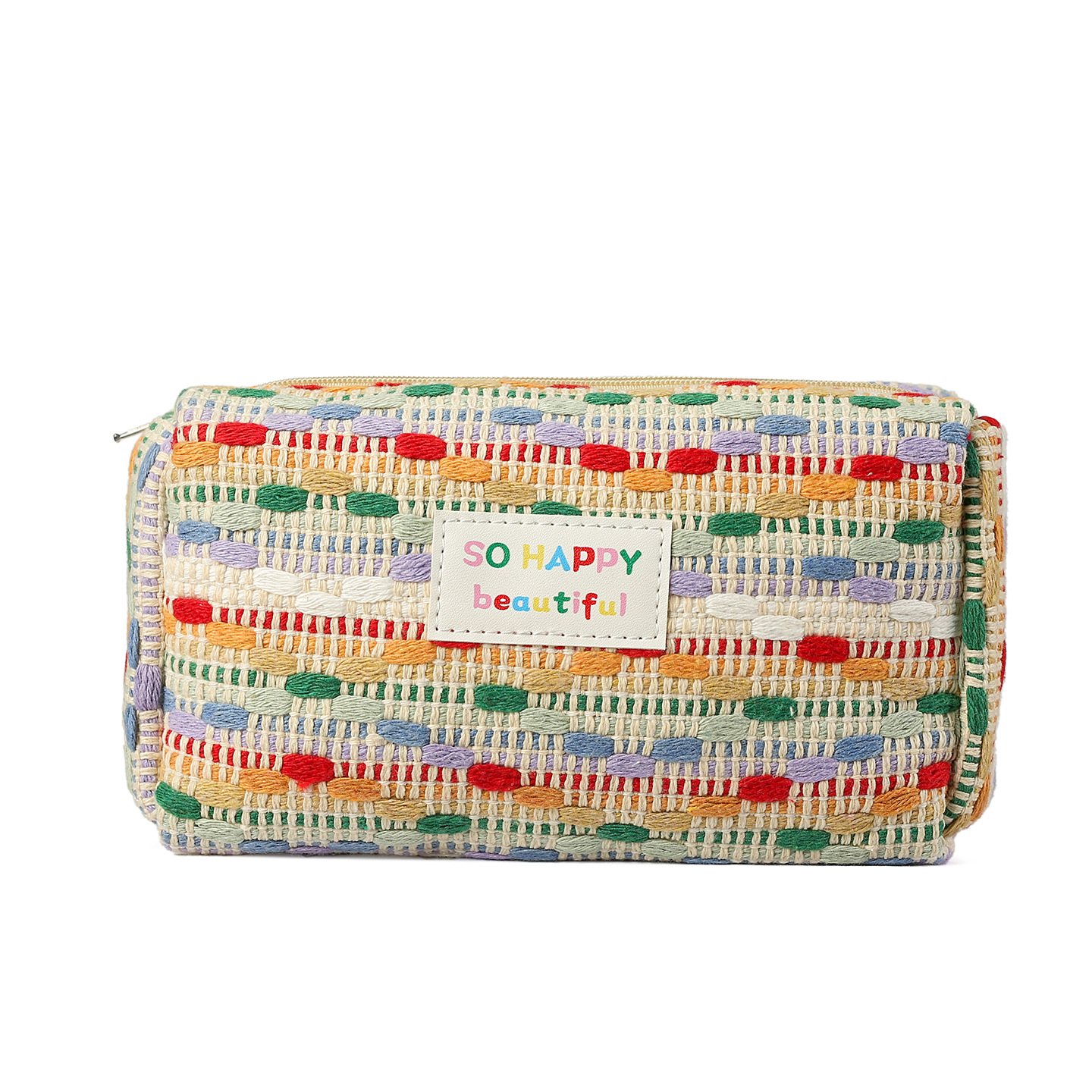 Ailun cute cartoon strawberry cake pen case, versatile and girlish stationery storage bag, large-capacity pen stick and makeup bag Item Picture