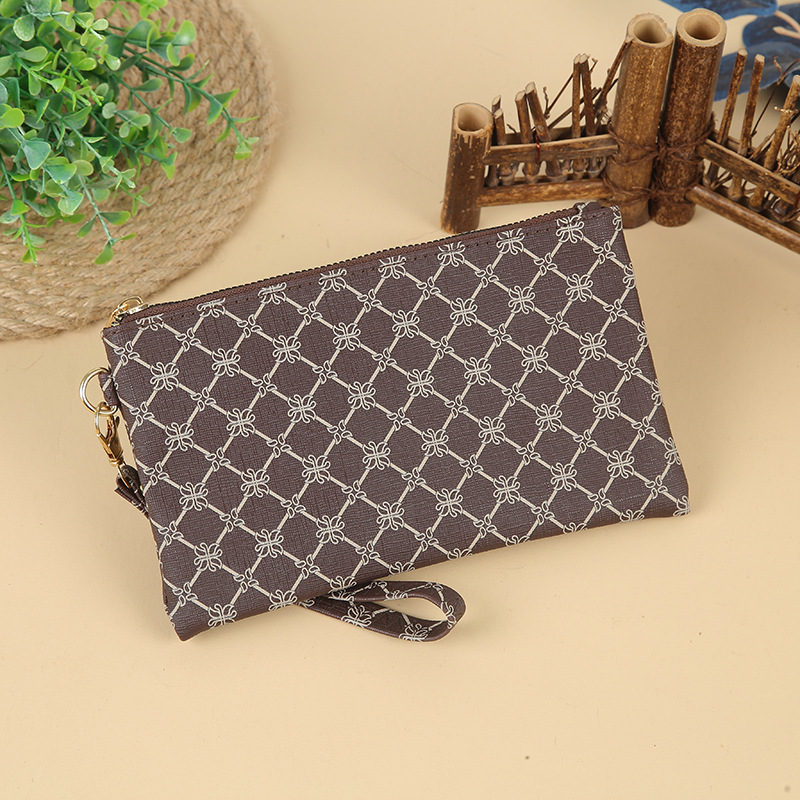 Wholesale of new wallet, casual long zipper women's clutch, multi-functional large capacity, waterproof and personalized small bags Specification drawing