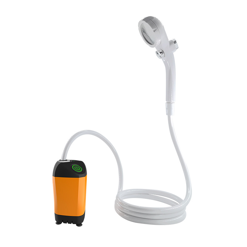Outdoor bathing wonder: Simple electric shower for wild construction sites, dormitories, portable shower head for rural households Item Picture