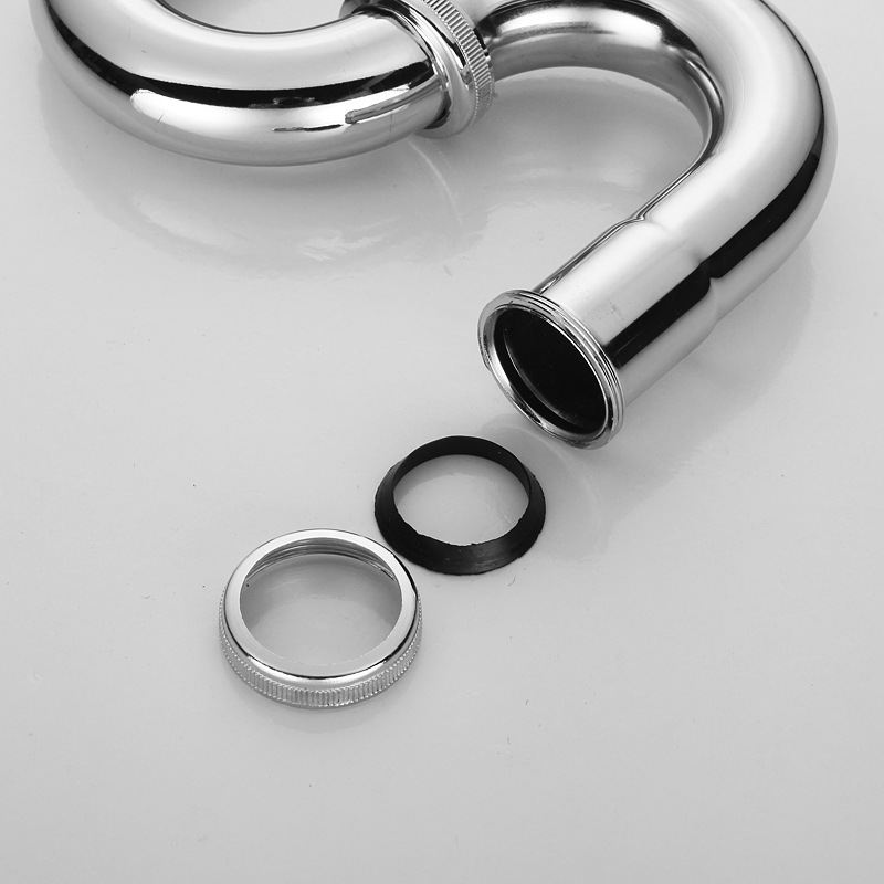Washbasin, stainless steel drainpipe, washbasin, U-shaped anti-odor washbasin, washbasin, wall drainage, P-shaped and S-shaped drainage pipes Application Scenario