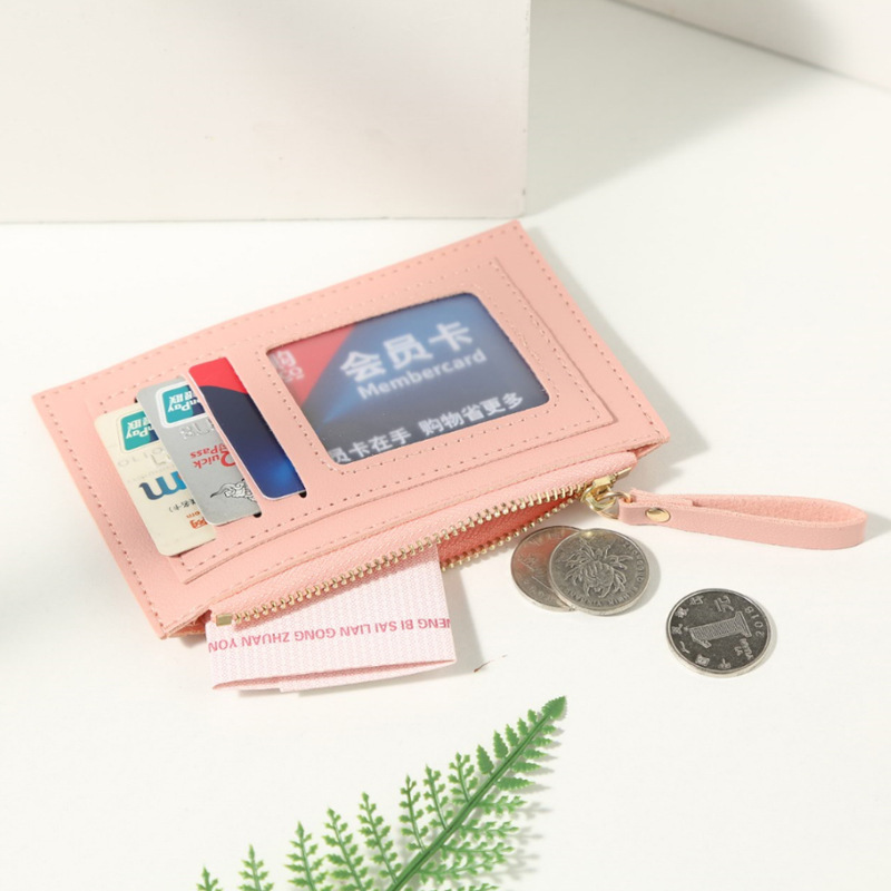 The 2020 new style wallet card case for women is a simple, fashionable and classic solid-color zipper coin purse for women on Instagram Application Scenario