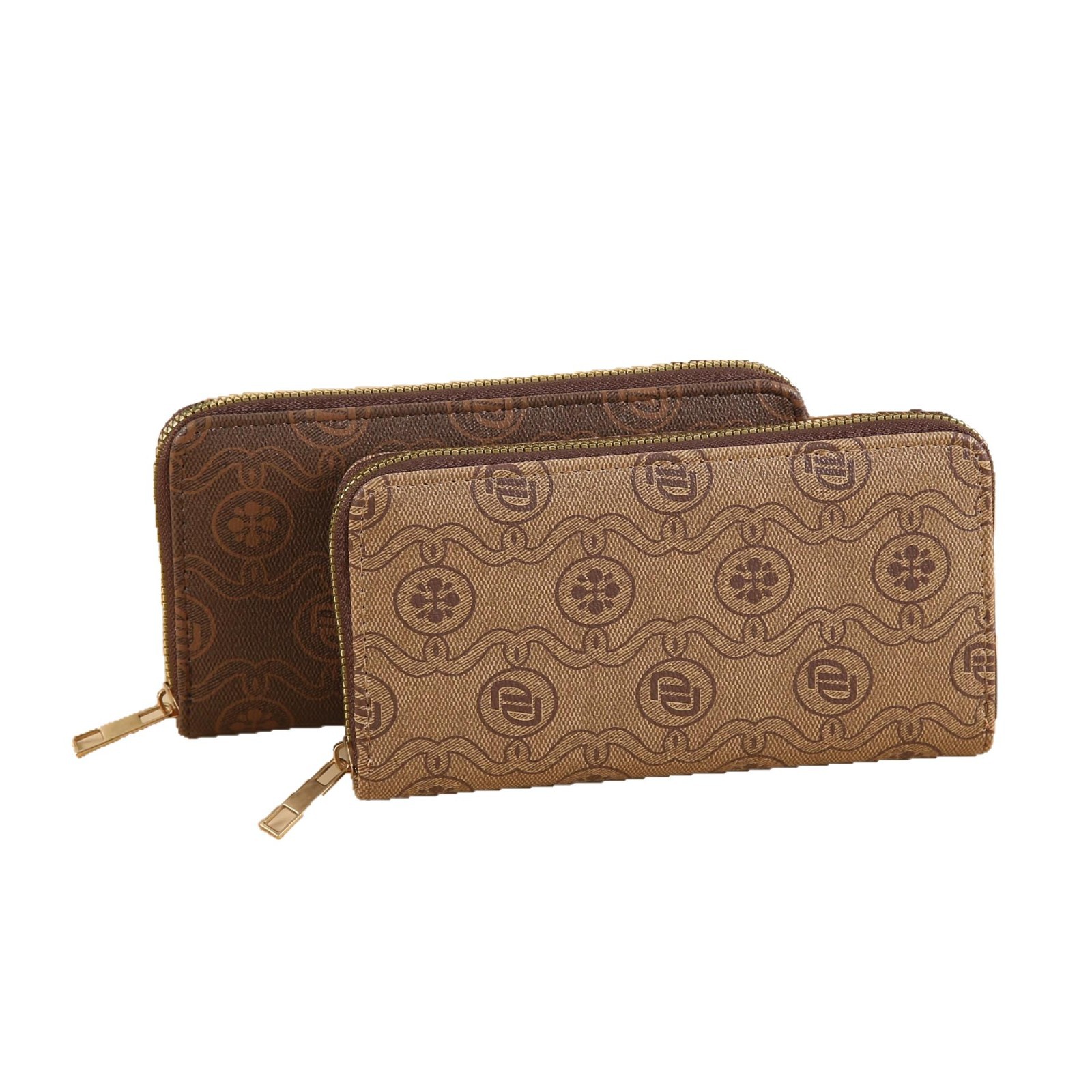 Simple and modern style long women's wallet, double-layer multi-purpose wallet, fashionable item, versatile, environmentally friendly and multi-functional Item Picture
