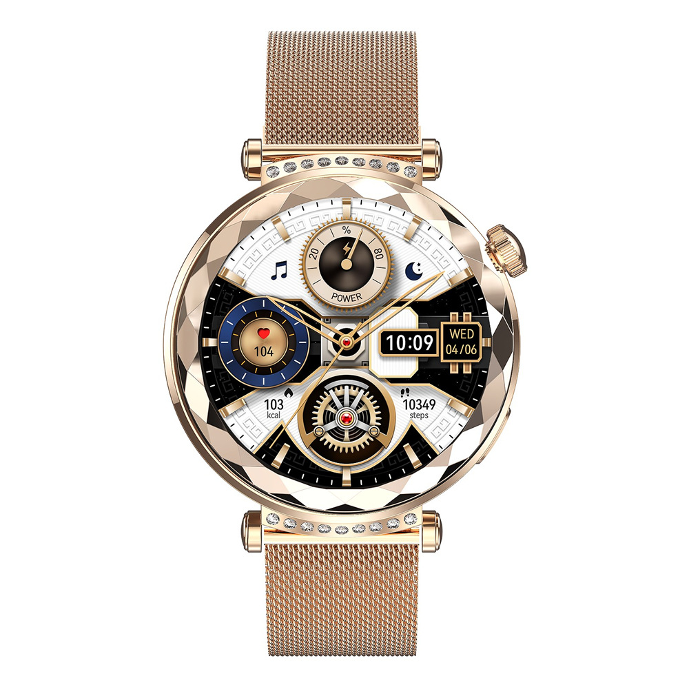 HK88 smartwatch AMOLED screen, women's sports, Bluetooth call, heart rate and blood pressure, NFC bracelet factory Item Picture