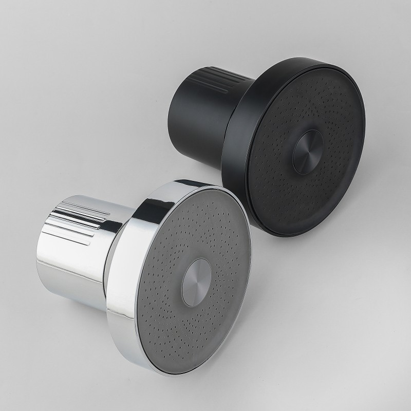 The cross-border concealed shower top spray circular mineral filter showerhead pressurized bath showerhead filter element is replaceable full figure