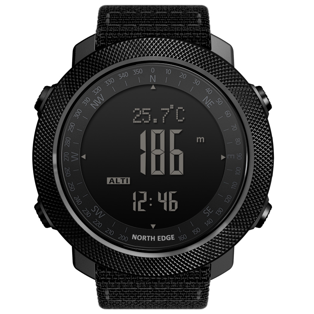 C Outdoor Mountaineering Sports Watch NORTH EDGE APACHE Smartwatch Mountaineering Swimming Marathon Wristwatch Item Picture