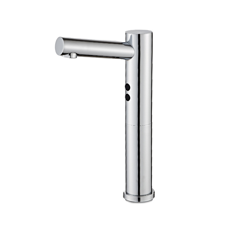 Cross-border one-piece consignment sensor faucet single-cooling new stainless steel countertop basin sensor faucet factory direct sales Item Picture