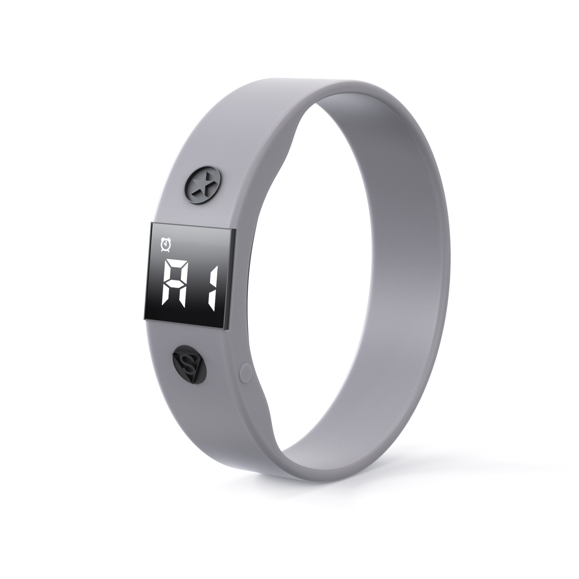 Cycle Countdown stopwatch wristband 2025 LED watch Student alarm clock wristband Silicone wristband Specification drawing