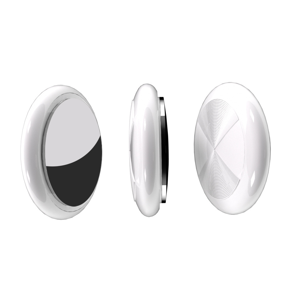 Cross-border circular Bluetooth anti-loss device Airtag reminder: Suitable for Android and IOS. Find a money-carrying car keychain alternative full figure