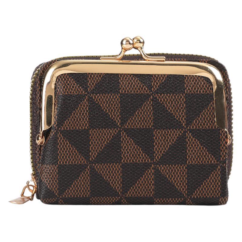 Ladies' wallet 2024 New European and American printed short clip coin purse, 30% off, versatile girls' student wallet Item Picture