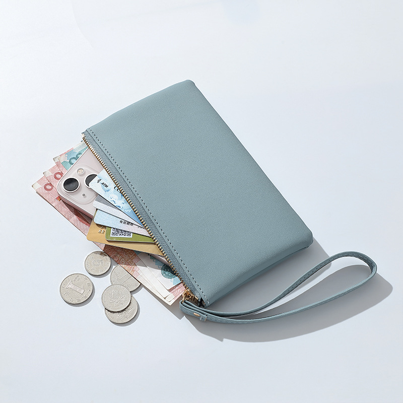 New long women's wallet, cross-border coin purse from Japan and South Korea, women's high-end solid color zipper clutch wholesale Application Scenario