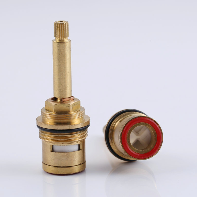 Customized processing of faucet copper valve core accessories, quick-opening water separator ceramic valve cores, cold and hot water hardware Angle valve cores details Picture