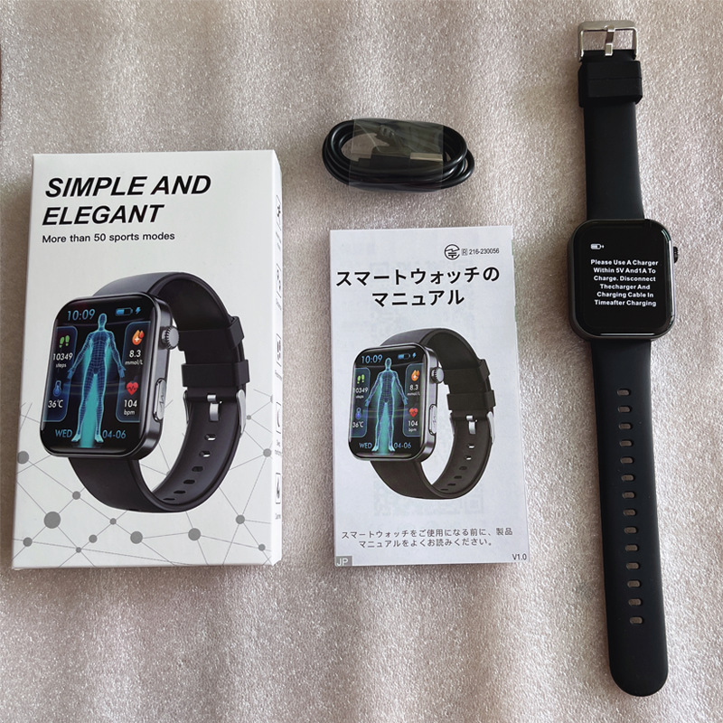 The cross-border F300 smartwatch features Bluetooth calls, SOS fall alarm, step counting, sleep, and fitness band message alerts Item Picture