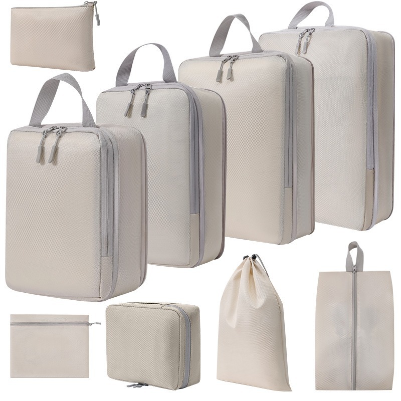Customized cross-border travel compression storage set, four-piece set, luggage, clothes, organizing and storage bag, storage bag details Picture