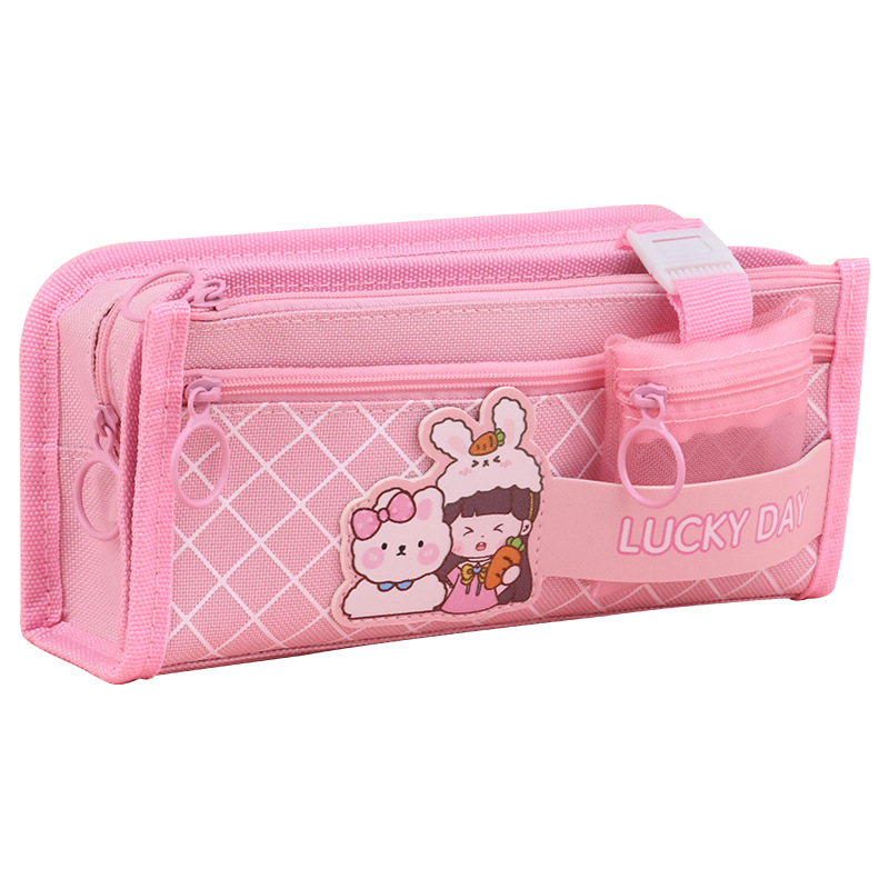 Lucky pen case, large-capacity girl pen case, cute New Year's trendy stationery box, Japanese-style girl primary school student storage Item Picture