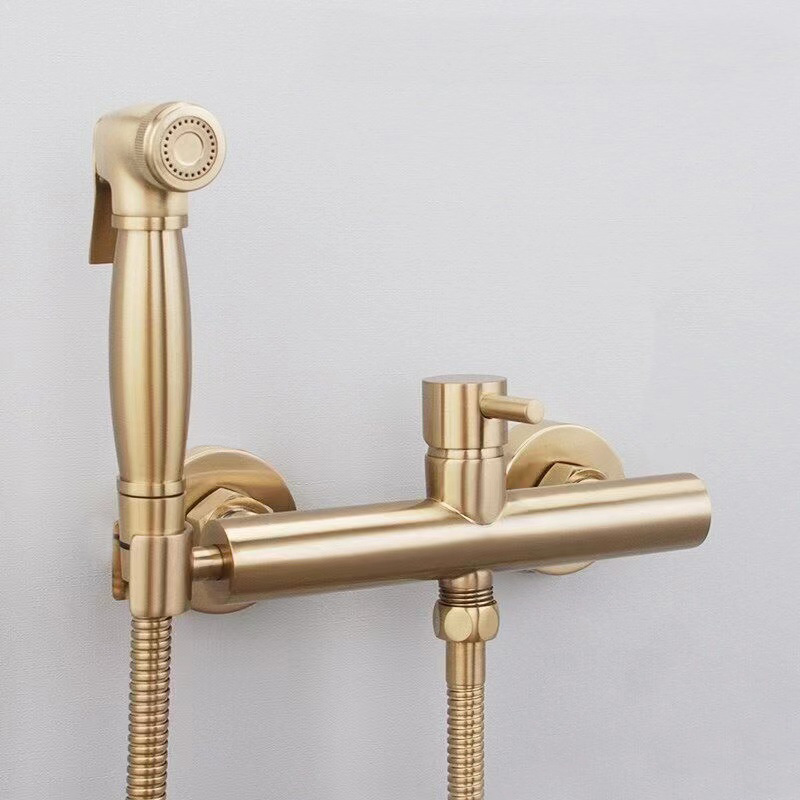 Kaiping Youjia Sanitary Ware Bathtub Hot and Cold Faucet Toilet Hot and Cold Companion Toilet Hot and Cold Spray Gun Floor Washer 5743 full figure