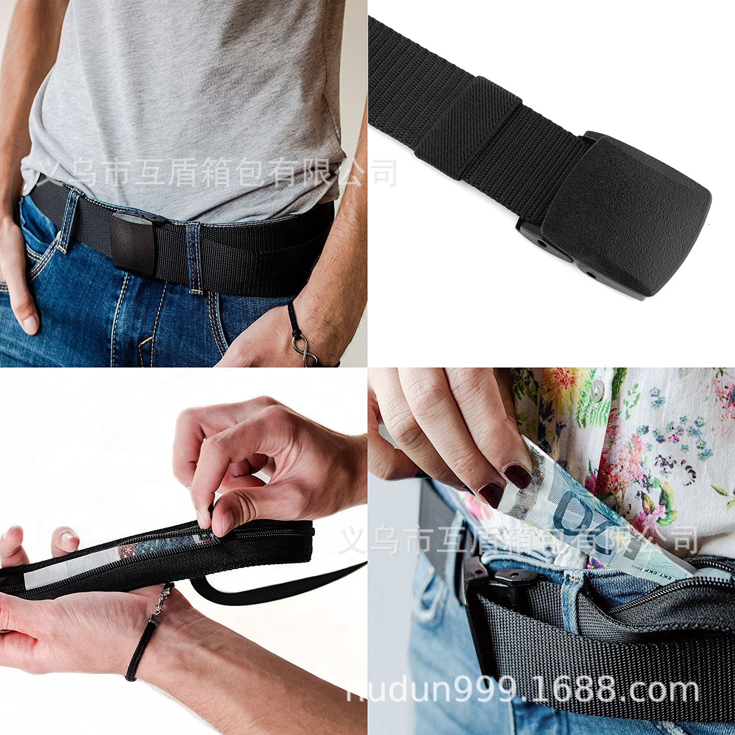 New second-generation travel safety outdoor hidden belt, anti-theft wallet, hidden pocket belt, cross-border exclusive Application Scenario