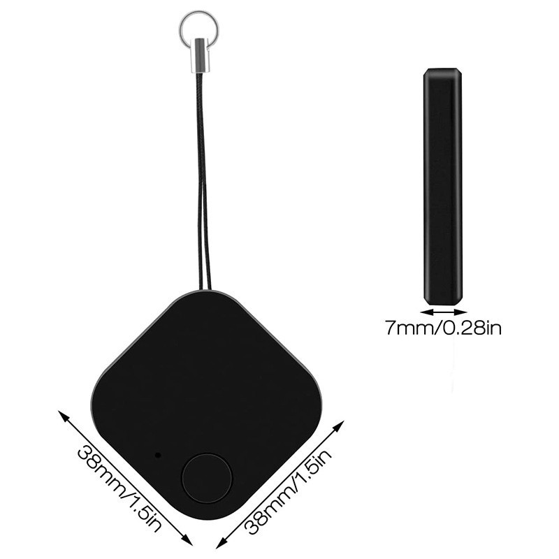 The manufacturer supplies square Bluetooth anti-loss devices, mobile phone key finder two-way alarm Smart tracker Application Scenario