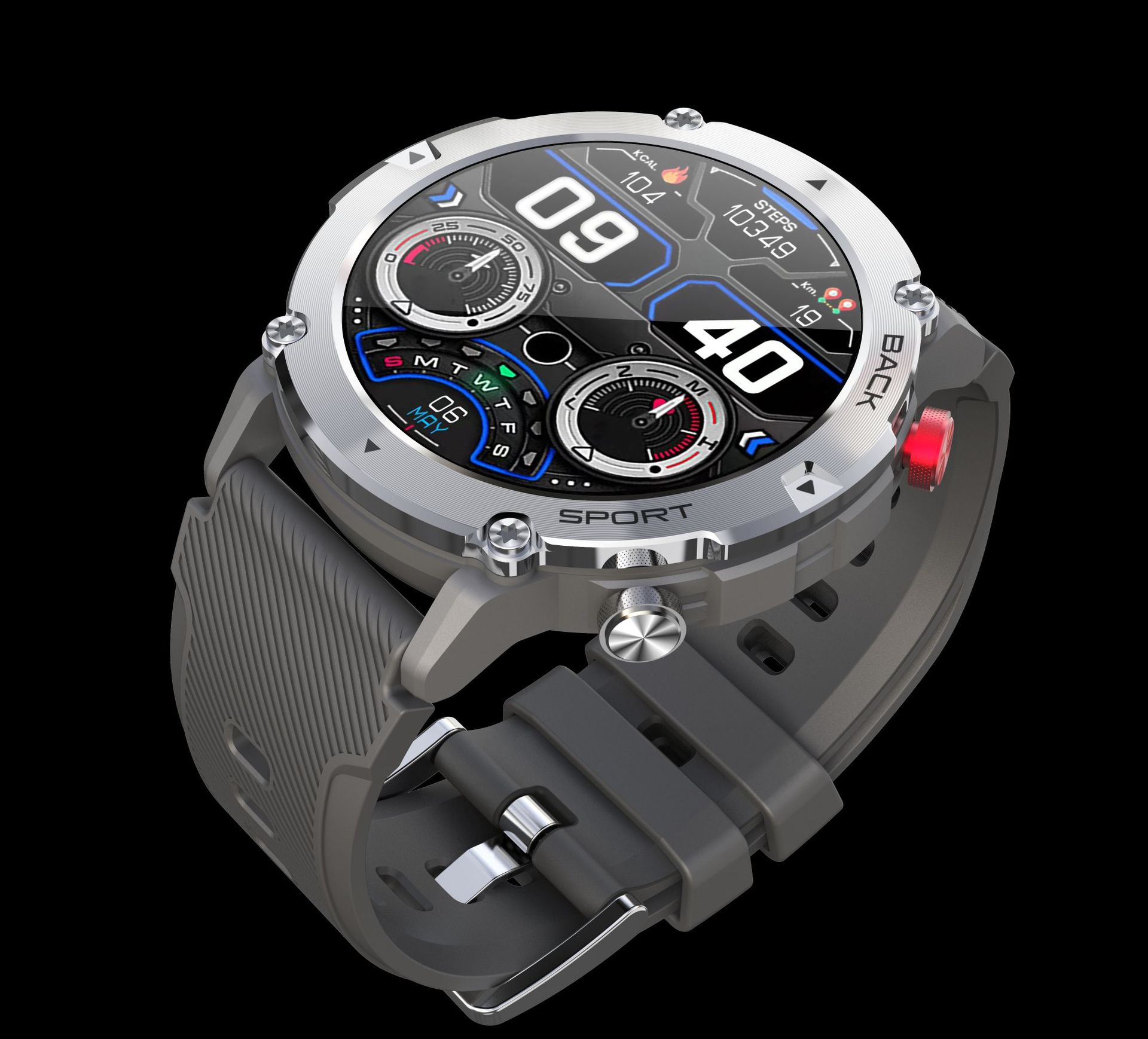 C21 Bluetooth call Music Player 1.32 Smartwatch Multi-sport outdoor three-proof long battery life Super long battery life details Picture