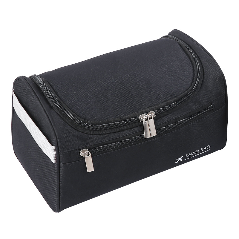 Outdoor business trip hand-held waterproof hook toiletry bag, men's makeup bag, portable travel storage and organization bag for storage Item Picture