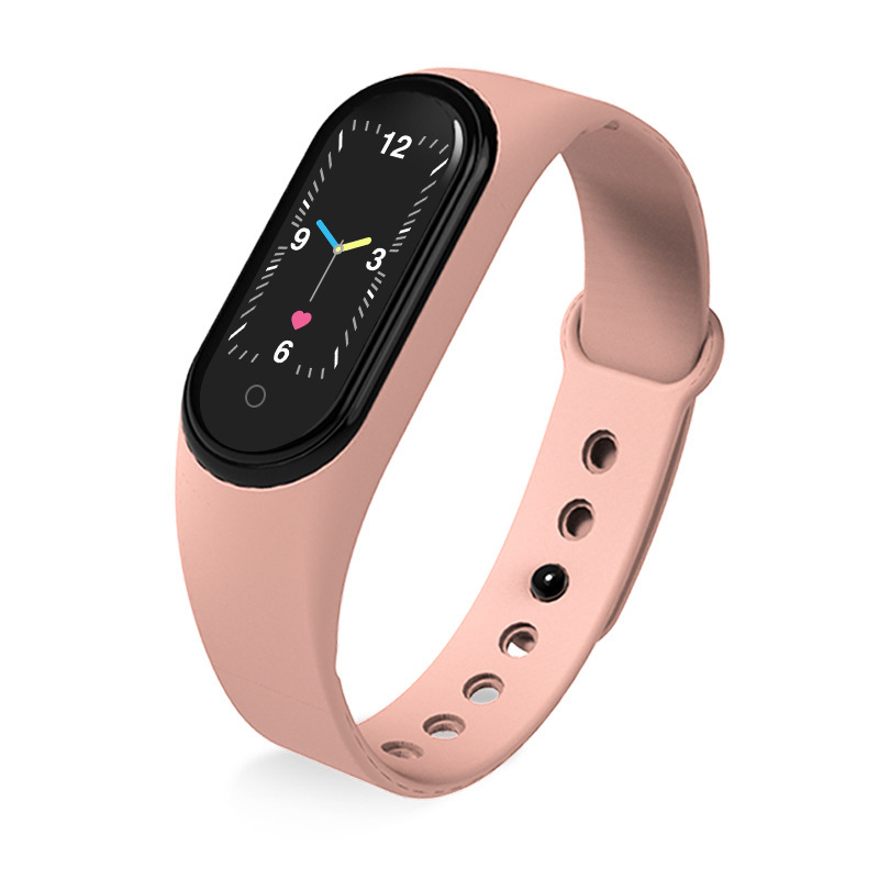 M5 smart bracelet, Bluetooth call, factory direct sale, color screen heart rate, blood pressure, music and sports bracelet in stock Item Picture