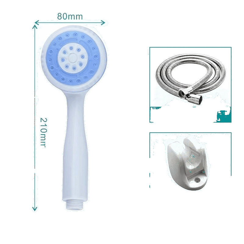 Universal shower head, electric water heater accessories set, bath shower head, bathroom shower head rental room one piece direct delivery Item Picture