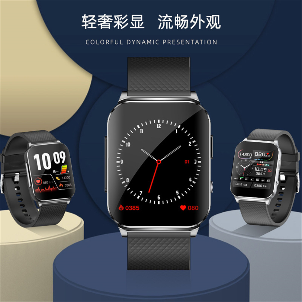 The new EP03 non-invasive blood glucose smartwatch features real-time dynamic electrocardiogram health monitoring and sports smartwatch Specification drawing