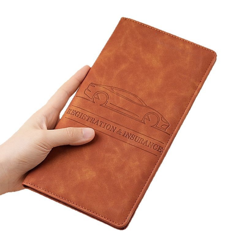 Ailun's new multi-functional PU car document and ID card holder for car registration and insurance holders Item Picture