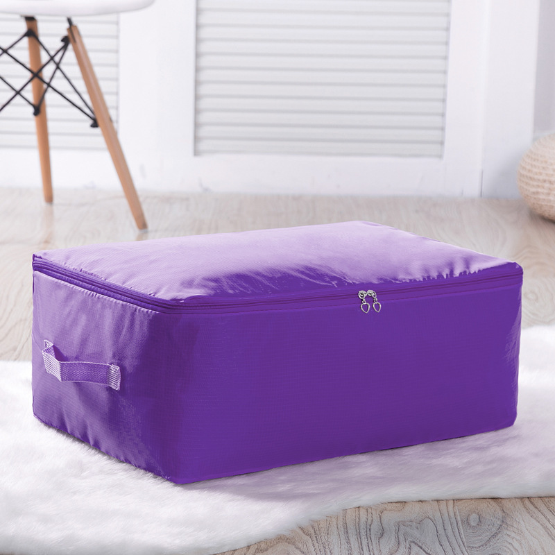 Oxford cloth quilt storage bags, clothes moisture-proof and dust-proof, bedroom oversized storage bags, cotton wool dust-proof bags in stock for wholesale Application Scenario