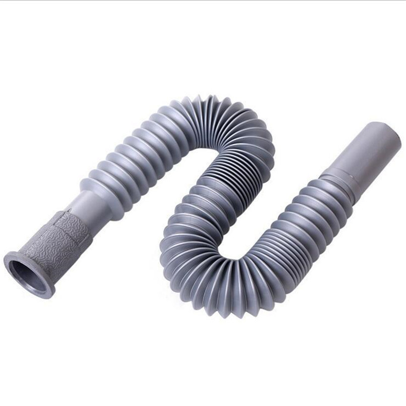 Thickened telescopic water pipe, corrugated pipe, plastic drainage pipe, sink pipe, bathroom plumbing full figure