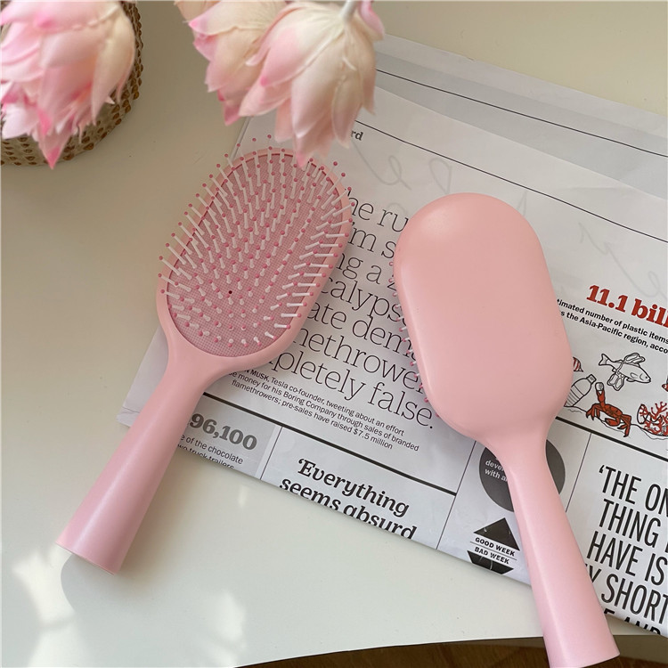 Ins-style cute candy-colored massage comb, high appearance level portable handheld comb, student home airbag comb, makeup comb details Picture