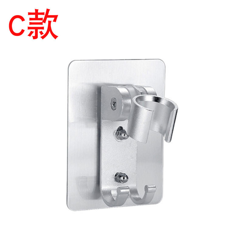 No-drilling showerhead stand, universal adjustable household showerhead, showerhead seat, showerhead base, no-drilling Application Scenario
