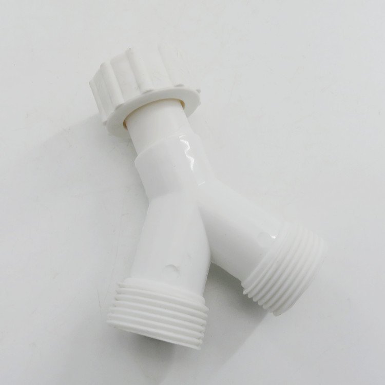 6-point kitchen sink drain pipe fittings, sink overflow pipe, dishwasher wastewater discharge, water purifier three-way joint Specification drawing