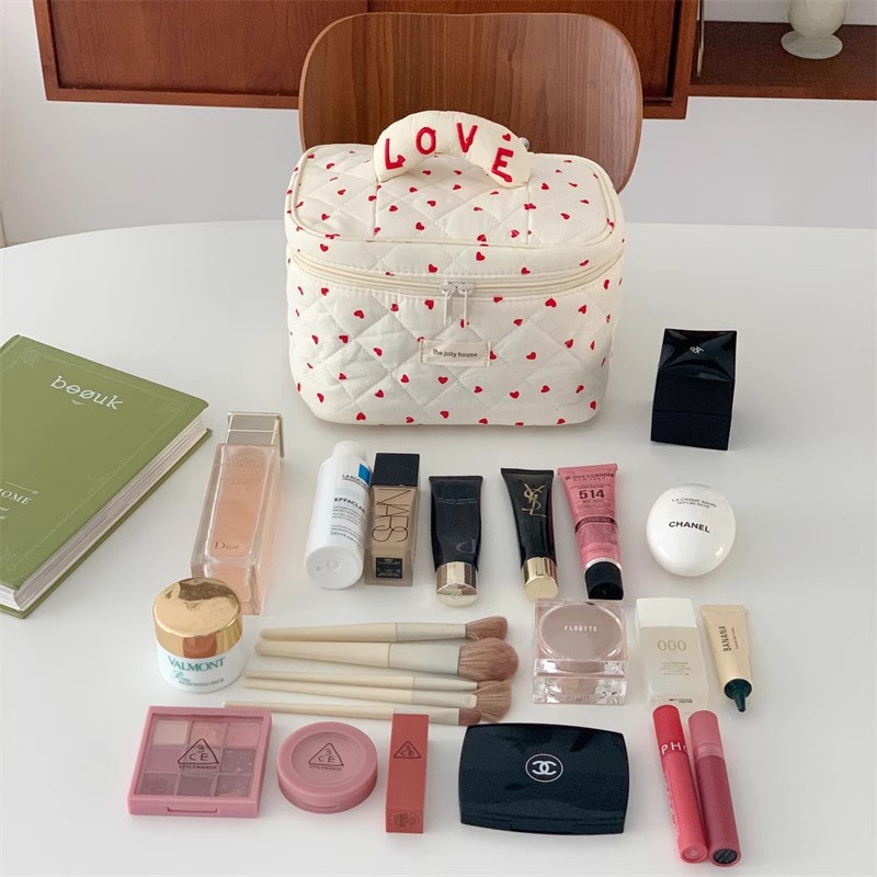 2024 new high-end makeup bag, large-capacity portable for women, hand-held storage bag for skin care products, and toiletry bag details Picture