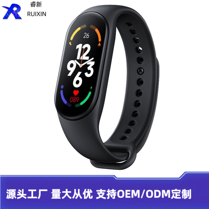 M4 Smart Bracelet Cross-border Sports Smart step-counting bracelet Blood Pressure and heart Rate reminder Multi-functional mobile phone factory direct sales full figure