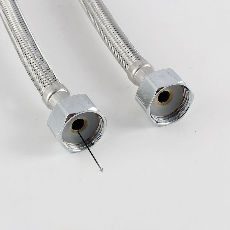 The 304 stainless steel water inlet hose, high-pressure pipe faucet, cold and hot extended head is a braided pipe water supply hose Application Scenario