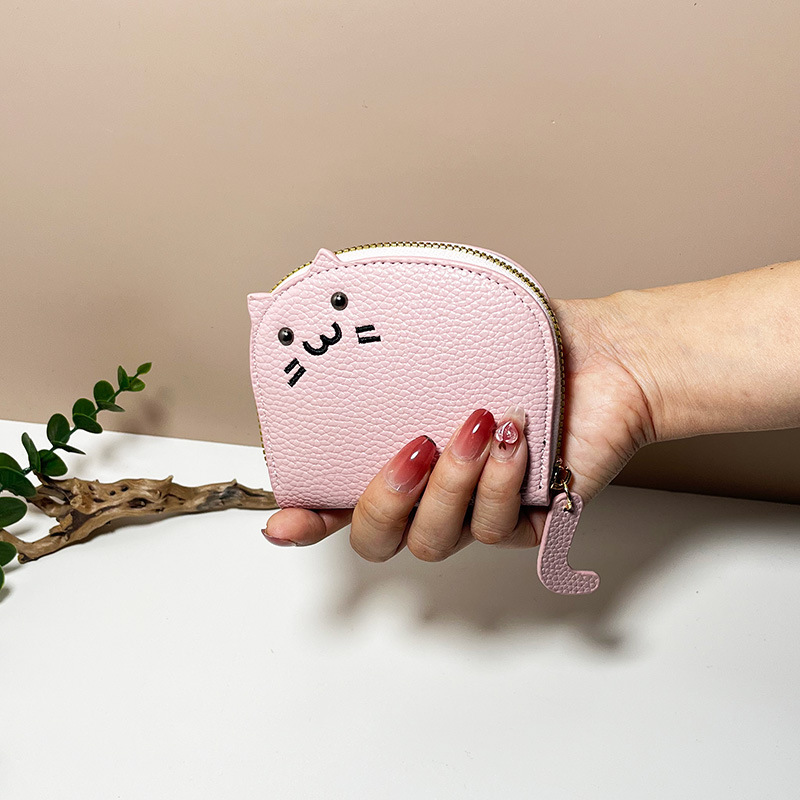 2024 New cat-sized, trendy, cute, multi-position, high-end cartoon coin purse, portable, fresh and clean manufacturer Application Scenario