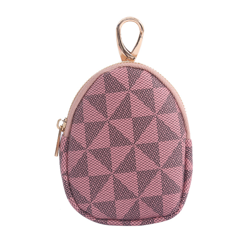 This women's coin purse features a high-end and stylish ins style, is cute and versatile, and comes with a zipper card, coin and key case for hanging Item Picture